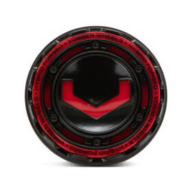 Modular Billet Cap Gloss Black / Red Insert