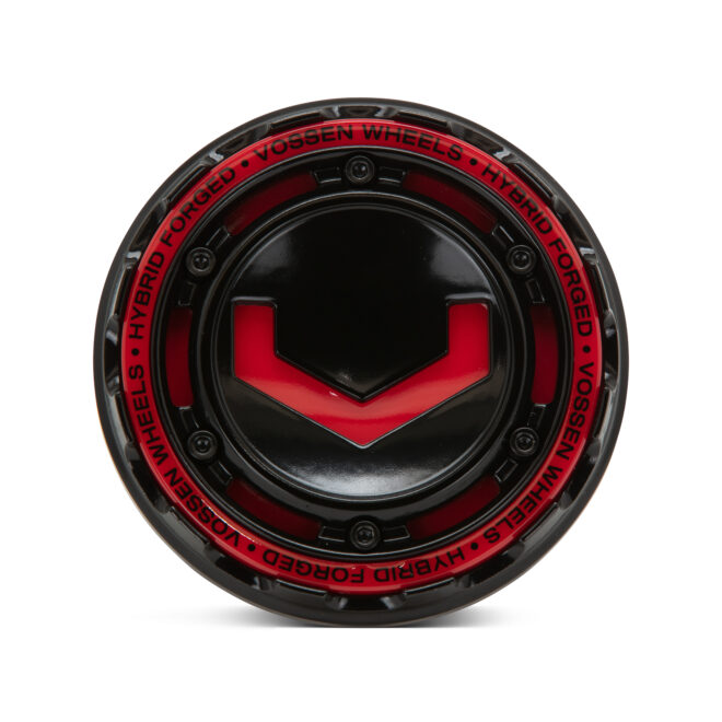 Modular Billet Cap Gloss Black / Red Insert