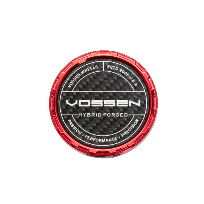 Carbon Billet Sport Cap : Hybrid Forged / Twill Weave / VOSSEN Red